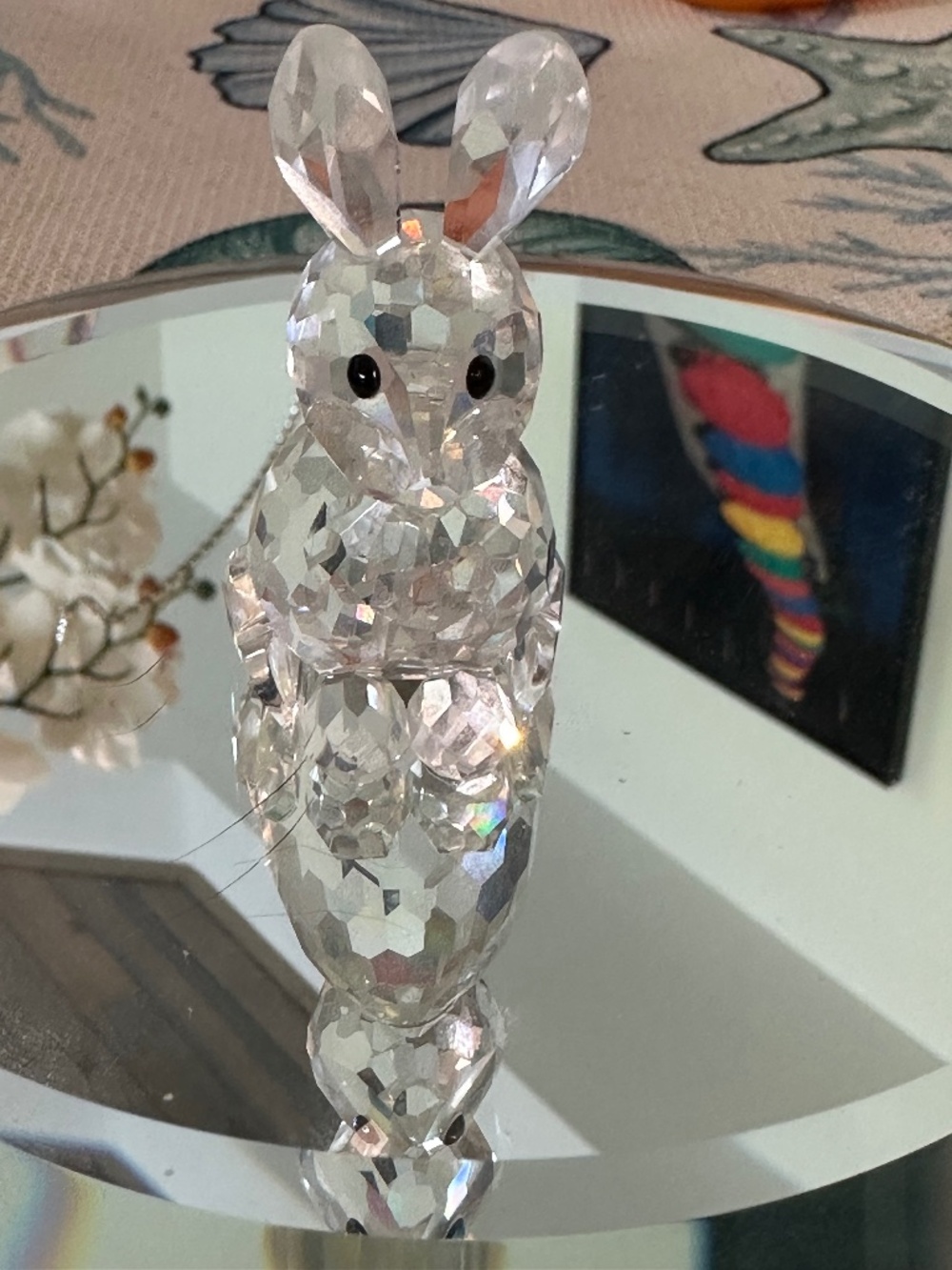 Swarovski sitting rabbit
